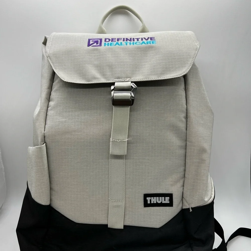 Thule Black and Gray Unisex Lithos Backpack 16L NWT